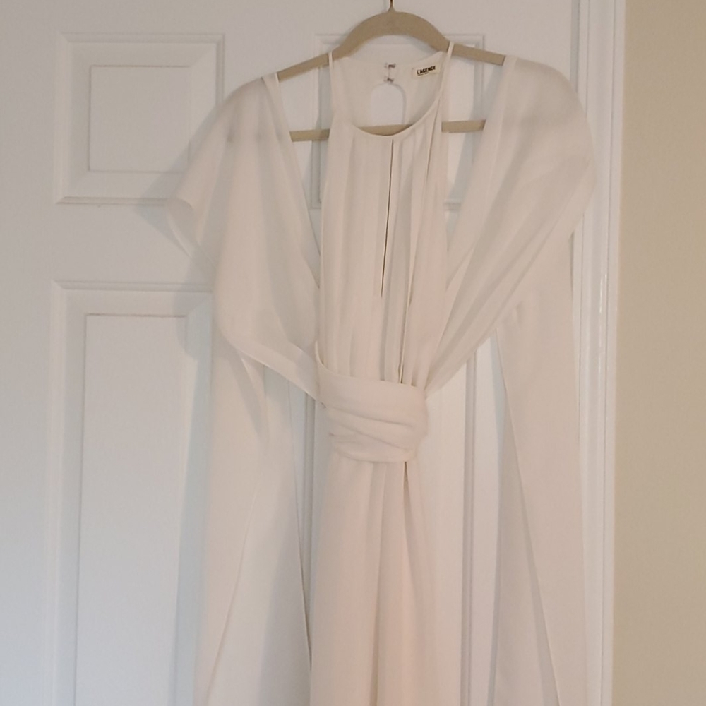 L'ange Halter Maxi Dress